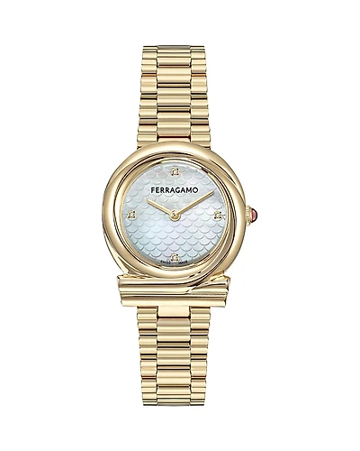 Ferragamo Gancini Twisted Watch, 32mm
