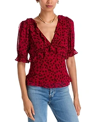 Rails Miramar Ruffled Top