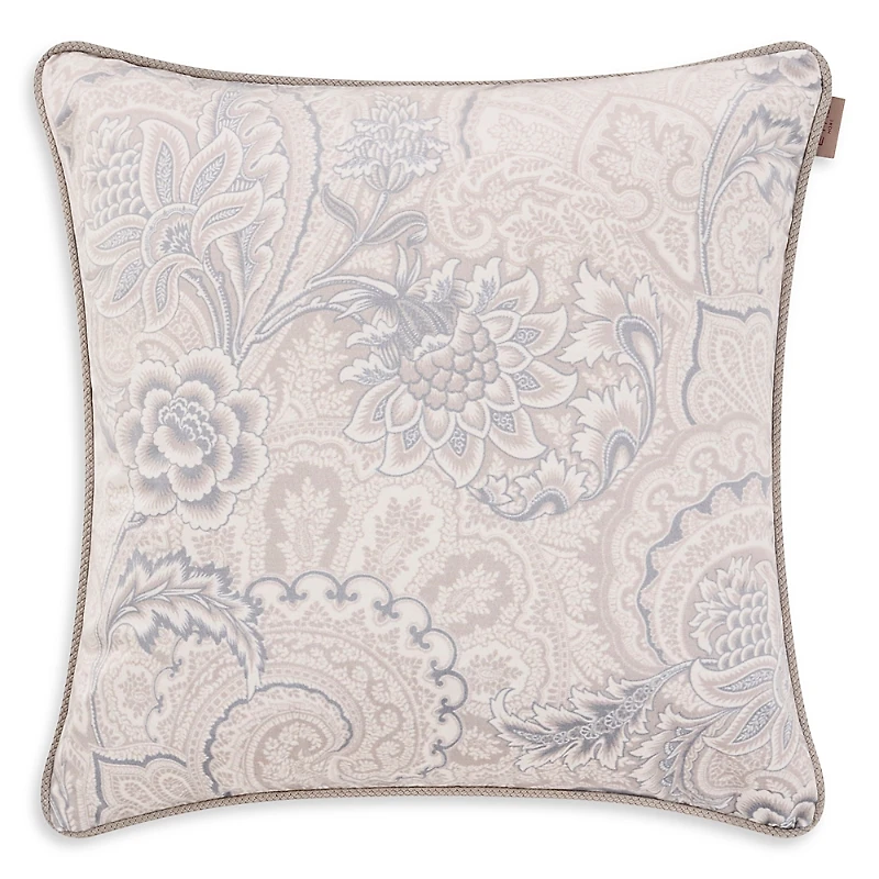 Etro Bloom Floral Velvet Embroidered Decorative Pillow, 18 x