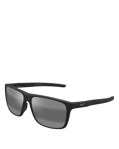 Maui Jim Lehopulu Rectangle Sunglasses, 58mm