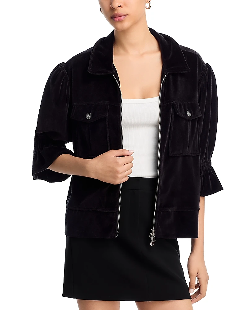 Cinq a Sept Velour Holly Jacket