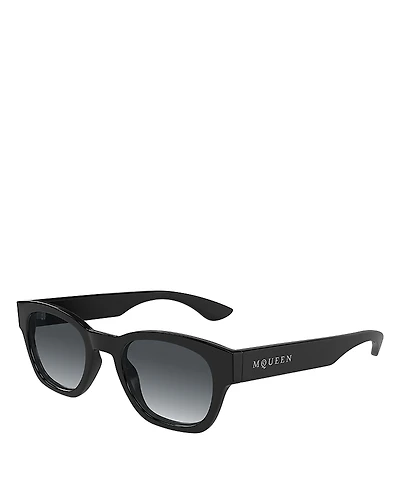 McQueen Round Sunglasses, 49mm
