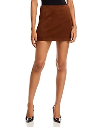 Steve Madden Cindi Faux Suede Skort