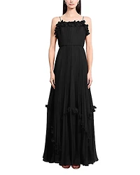 Bcbgmaxazria Shirring Ruffle Gown