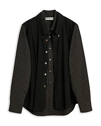 Our Legacy Vest-Layered Button-Down Shirt