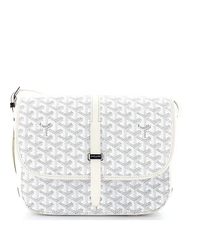 Pre-Owned Goyard Mm Belvedere Ii Messenger Bag Coated Canvas