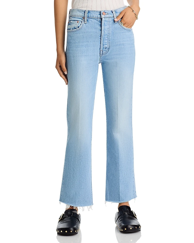 Mother The Tripper Flood Fray Jeans