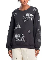 Mother The Drop Square Inset Sweatshirt