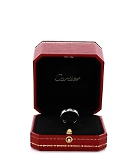 Love Wedding Band 1 Diamond Ring 18K White Gold with Diamond