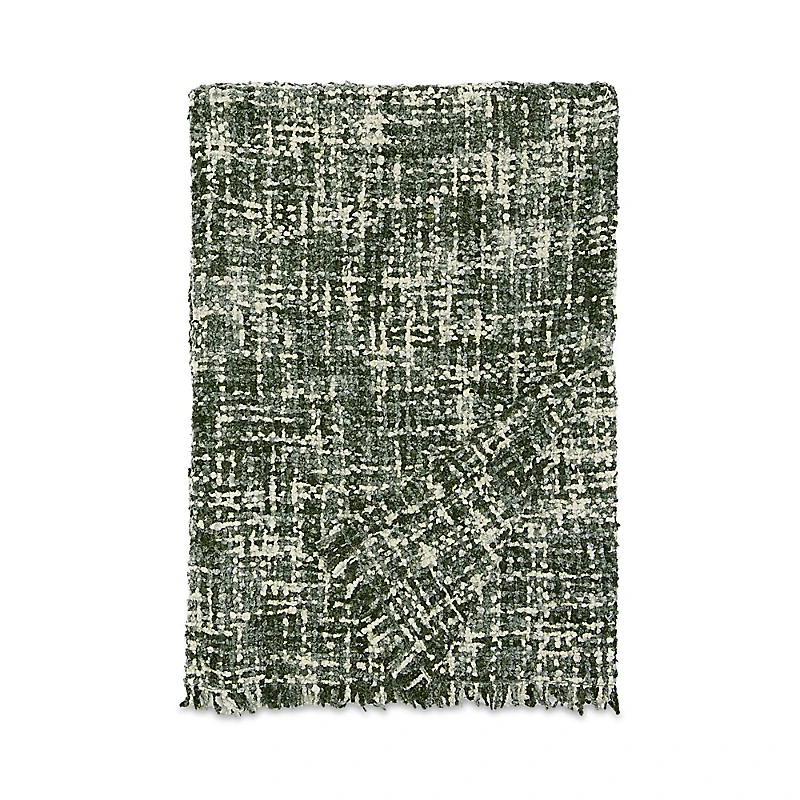 Hudson Park Collection Textured Tweed Throw Blanket - Exclusive