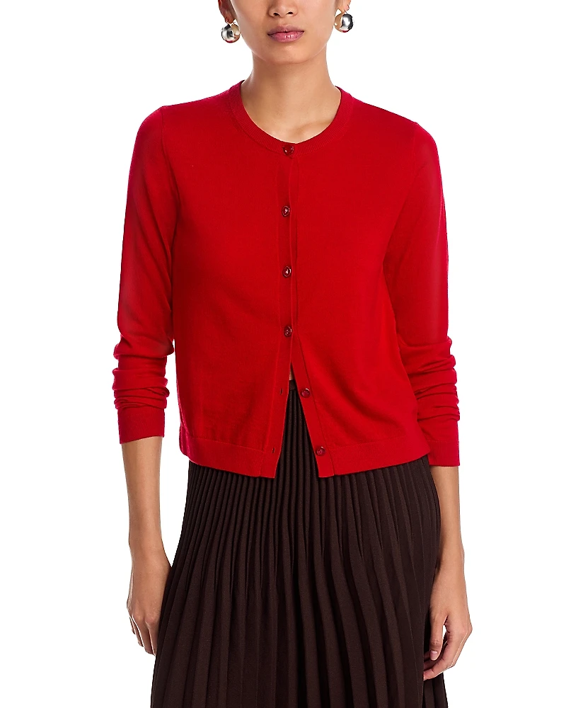 Jason Wu Collection Long Sleeve Merino Wool Cardigan Sweater