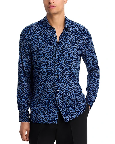Hugo Printed Straight Fit Button Down Shirt