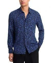 Hugo Printed Straight Fit Button Down Shirt