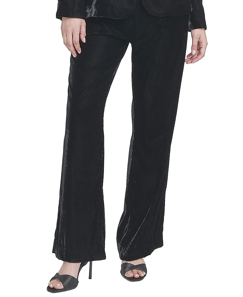 Elle Collection Velvet Suit Trousers
