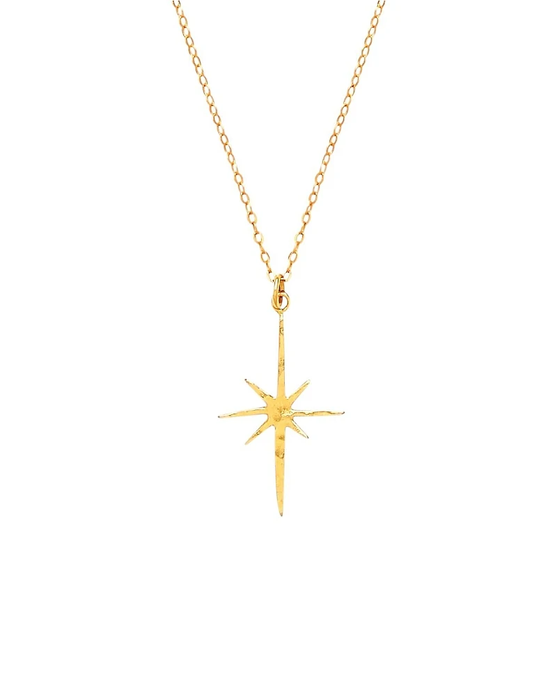 Ottoman Hands Gold Northern Star Necklace
