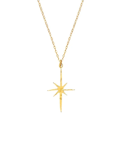 Ottoman Hands Gold Northern Star Necklace