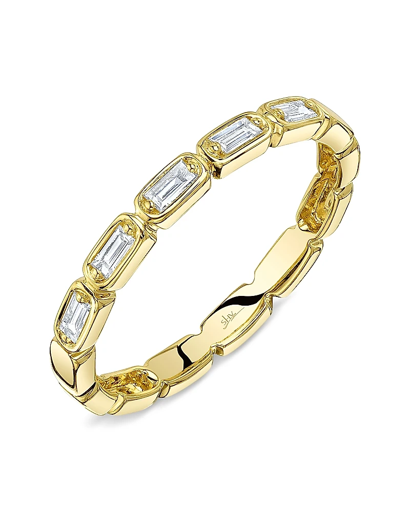 Moon & Meadow Diamond Baguette Band