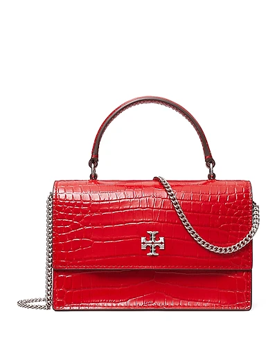 Tory Burch Kira Leather Mini Top Handle Bag