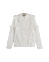Scotch & Soda Girls' Fancy Shirt - Little Kid, Big Kid