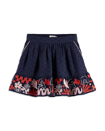 Scotch & Soda Girls' Clip Jacquard Embroidered Skirt - Little Kid, Big Kid