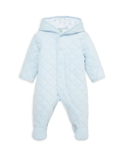 Little Me Boys' Cars Quilted Pram Footie - Baby