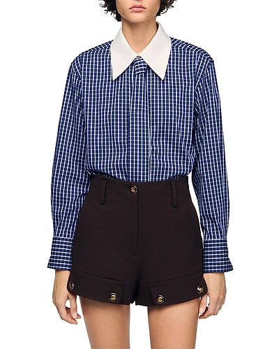 Sandro Checkered Shirt