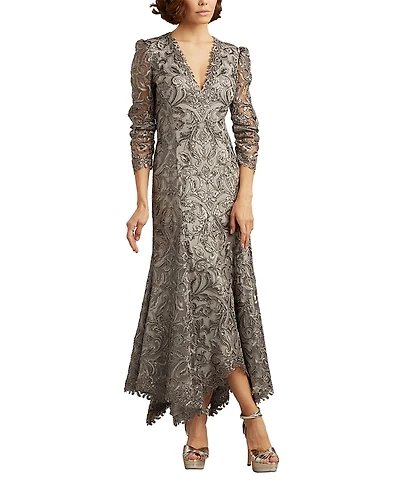 Tadashi Shoji Vivar Handkerchief Hem Dress