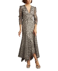 Tadashi Shoji Vivar Handkerchief Hem Dress
