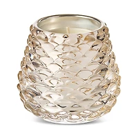 Illume Winter White Glass Pinecone Candle, 1.9 oz.