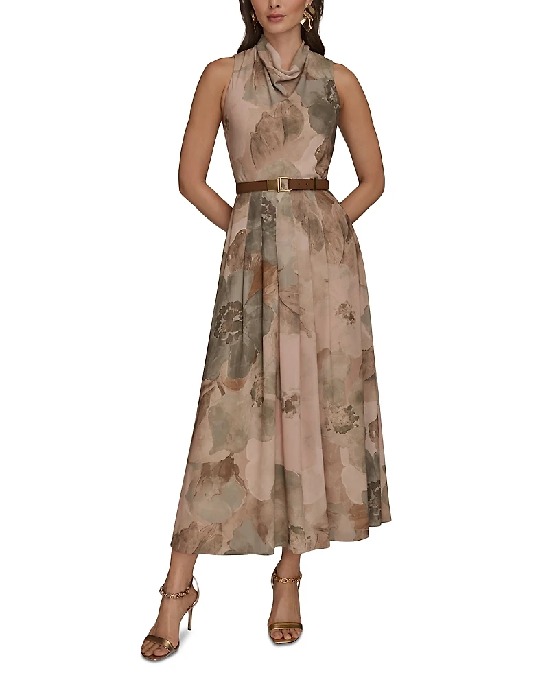 Donna Karan Floral Maxi Dress