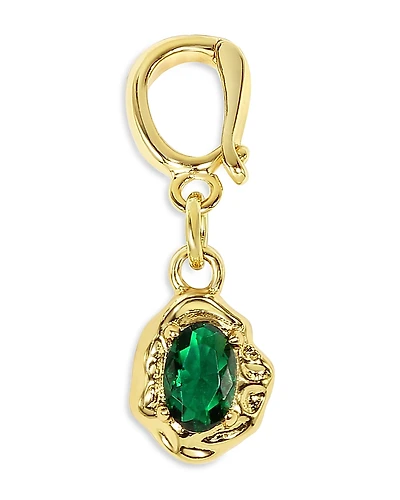 Jackie Mack Designs Green Cubic Zirconia Nugget Charm