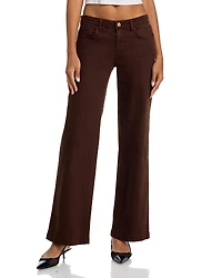 L'Agence Joanne Low Rise Wide Leg Jeans