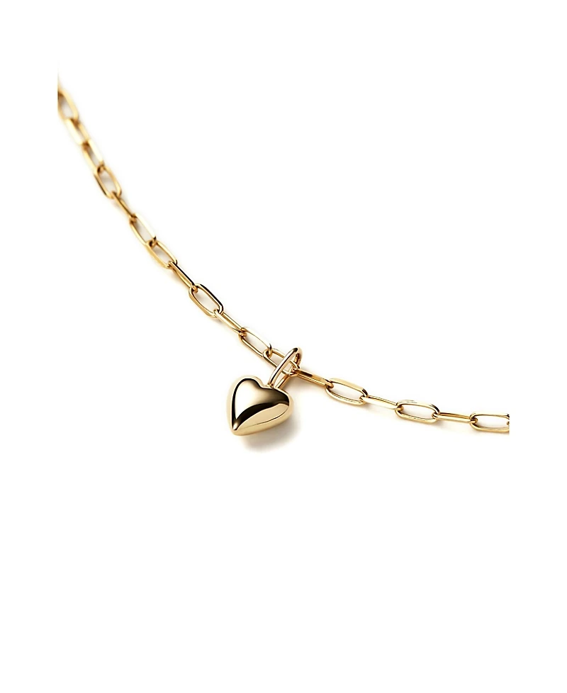 Ana Luisa Gold Paperclip Heart Necklace