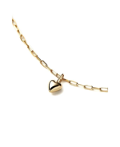 Ana Luisa Gold Paperclip Heart Necklace