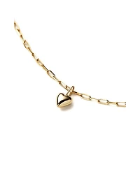 Ana Luisa Gold Paperclip Heart Necklace