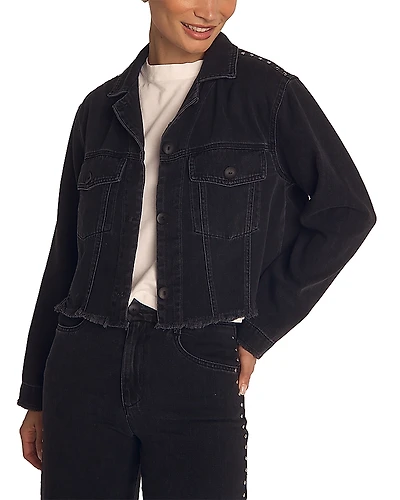Bella Dahl Studded Denim Jacket