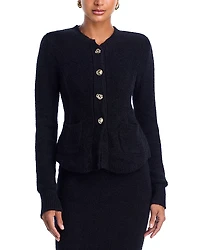 L'Agence Melissa Peplum Cardigan