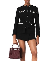 Maje 4 Pocket Tweed Jacket