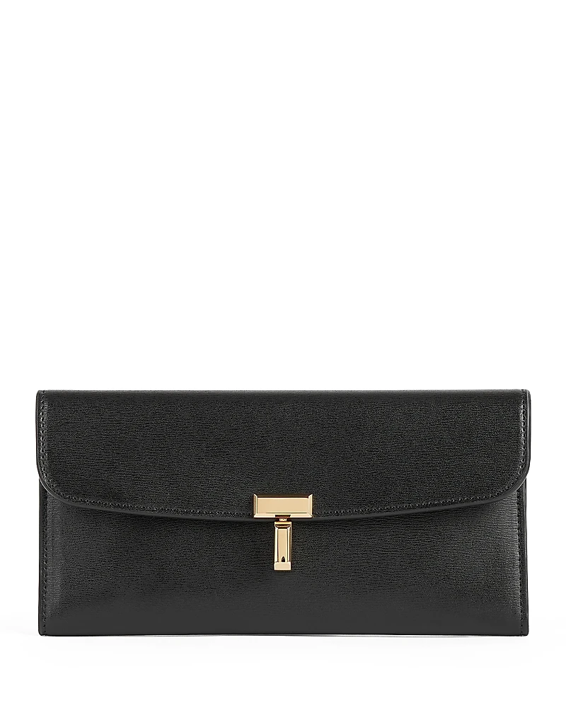 Toteme T-Lock Leather Wallet