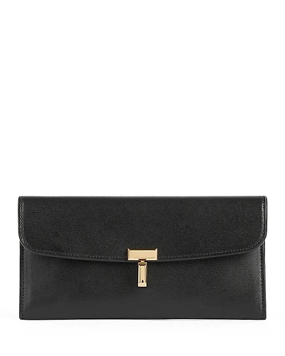 Toteme T-Lock Leather Wallet