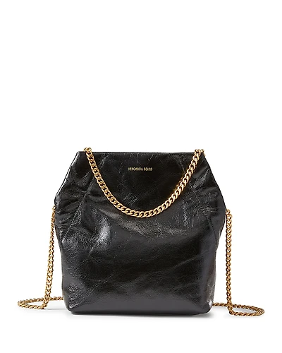 Veronica Beard Small Crinkle Slouch Shoulder Bag