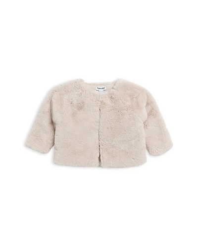 Splendid Girls' Faux Fur Fuzzy Jacket - Baby