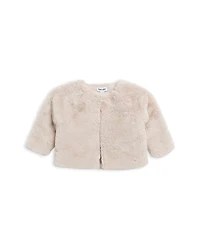 Splendid Girls' Faux Fur Fuzzy Jacket - Baby