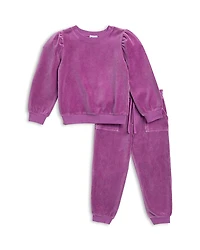 Splendid Girls' Jade Velour Top & Jogger Pants Set - Little Kid