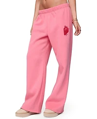 Edikted Strawberry Babe Sweatpants