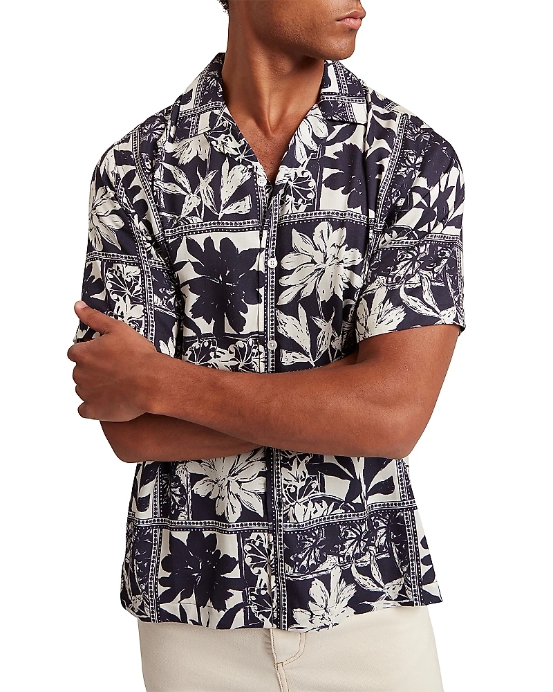 Ted Baker Radomie Printed Camp Shirt