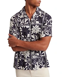 Ted Baker Radomie Printed Camp Shirt