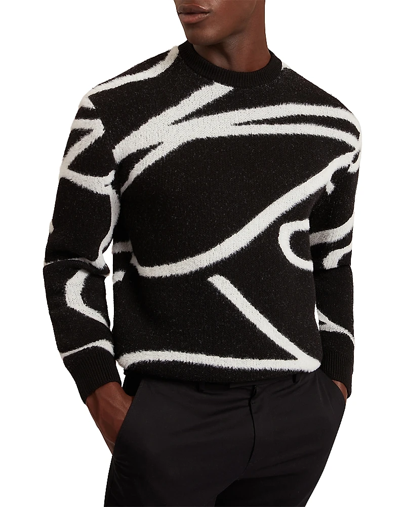 Ted Baker Oldrich Script Graphic Sweater