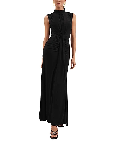 Reiss Petite Daniella Sleeveless Ruched Maxi Dress