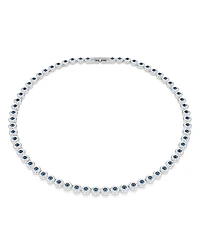 Swarovski Una Blue & White Crystal Angelic Tennis Necklace, 14.875-15.75